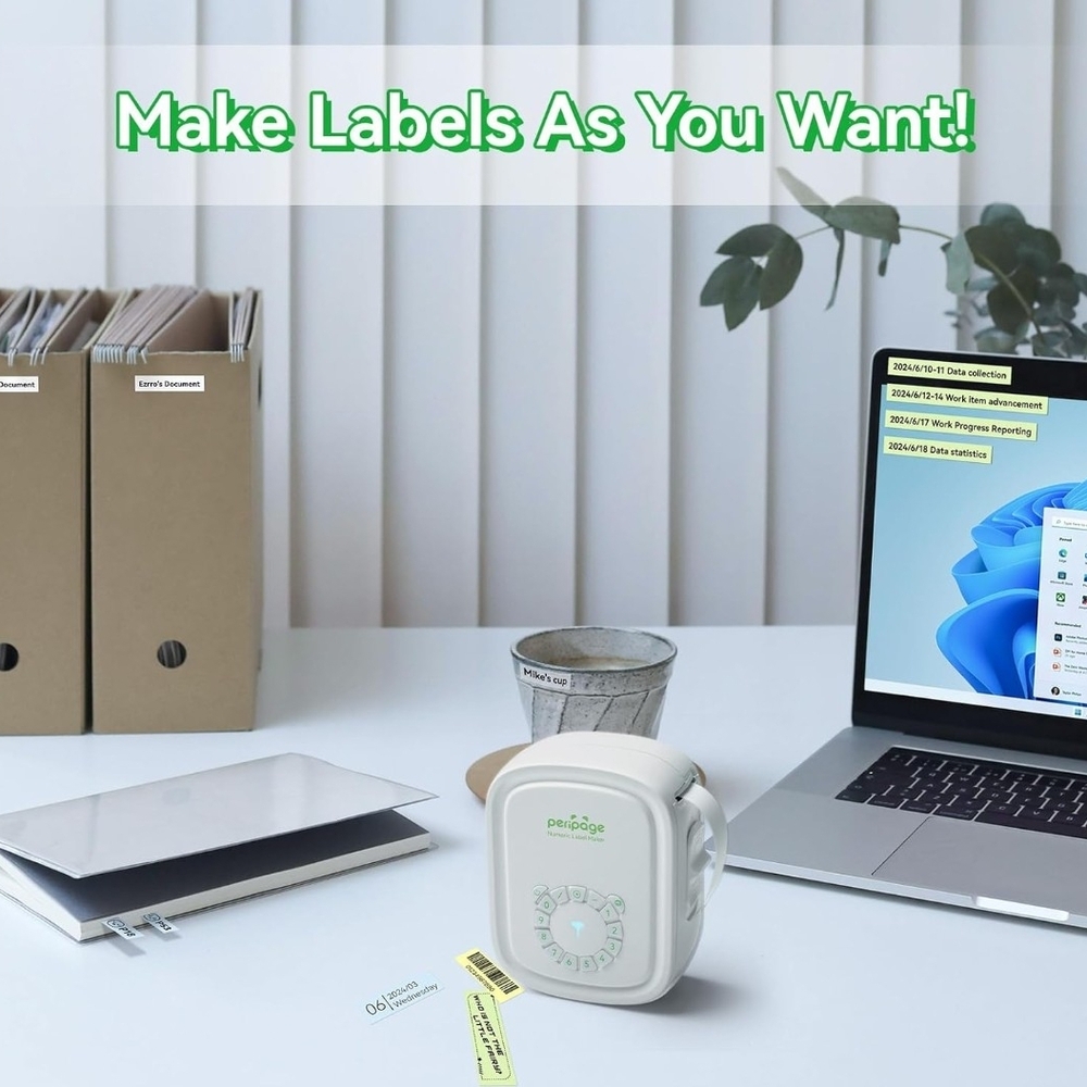 P10Pro Numeric Label Maker - White - Picture 4 of 10